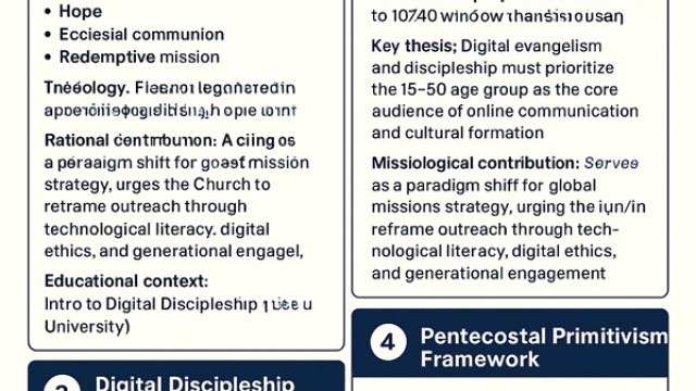 Theological Frameworks and Terms by Dony K. Donev, D.Min.